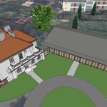 Rzeź drzew w Starachowicach - Radio Kielce Starachowice. Wizualizacja tzw. „Pałacyku” / Fot. UM Starachowice