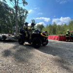 30.08.2022. Zawidza w gminie Łoniów. Ćwiczenia służb ratowniczych. / Fot. Straż Pożarna w Kielcach