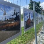 13.08.2022. Sandomierz. Wystawa „Drewno na wodzie” / Fot. Grażyna Szlęzak - Radio Kielce