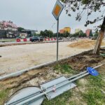 Prace na skrzyżowaniu trwają, ale tempo raczej słabe - Radio Kielce 02.08.2022. Kielce. Remont na Al Solidarności / Fot. WIktor Taszłow - Radio Kielce