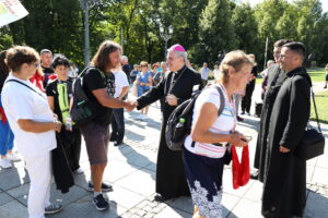 12.08.2022. Pielgrzymka z Sandomierza dotarła na Jasną Górę / Fot. ks. Grzegorz Słodkowski - rzecznik diecezji sandomierskiej