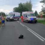 21.08.2022. Staszów. Potrącenie pieszego na obwodnicy / źródło: PSP Staszów