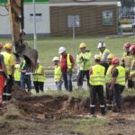 23.08.2022. Kielce. Ulica Szajnowicza-Iwanowa. Wyciek gazu / Fot. Wiktor Taszłow - Radio Kielce
