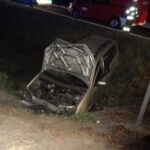 10.08.2022. Słupia. Kolizja nastolatek pod wpływem alkoholu / źródło: KPP Busku-Zdroju