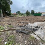 02.08.2022. Mniów. Prace przy rewitalizacji / Fot. Wiktor Taszłow - Radio Kielce