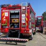 25.08.2022. Ruda Strawczyńska. Interwencja straży pożarnej / źródło: KM PSP Kielce