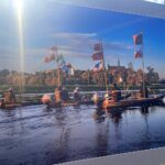 13.08.2022. Sandomierz. Wystawa „Drewno na wodzie” / Fot. Grażyna Szlęzak - Radio Kielce