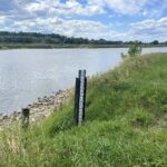 09.08.2022. Sandomierz. Niski poziom Wisły / Fot. Grażyna Szlęzak - Radio Kielce