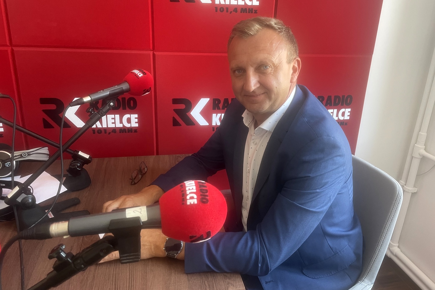 Na zdjęciu: Marcin Piwnik - starosta sandomierski / Fot. Grażyna Szlęzak - Radio Kielce