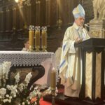 04.08.2022. Sandomierz. Pielgrzymka na Jasną Górę. Msza święta. Na zdjęciu: Krzysztof Nitkiewicz - biskup sandomierski / Fot. Grażyna Szlęzak - Radio Kielce