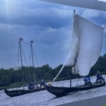 13.08.2022. Sandomierz. Wystawa „Drewno na wodzie” / Fot. Grażyna Szlęzak - Radio Kielce