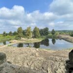 17.08.2022. Ćmielów. Prace archeologiczne na zamku Krzysztofa Szydłowieckiego / Fot. Emilia Sitarska - Radio Kielce