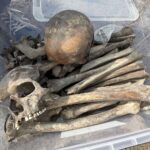 17.08.2022. Ćmielów. Prace archeologiczne na zamku Krzysztofa Szydłowieckiego / Fot. Emilia Sitarska - Radio Kielce