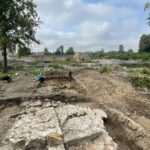 17.08.2022. Ćmielów. Prace archeologiczne na zamku Krzysztofa Szydłowieckiego / Fot. Emilia Sitarska - Radio Kielce