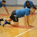 01.08.2022. Kielce. Otwarty trening Łomży Industrii Kielce. Na zdjęciu: Alex Dujszebajew / Fot. Piotr Kwaśniewski - Radio Kielce