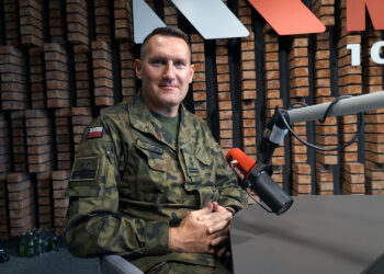 Podpułkownik Krzysztof Orzech, zastępca komendanta Centrum Przygotowań do Misji Zagranicznych / Fot. Robert Felczak - Radio Kielce
