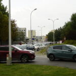 24.08.2022. Kielce. Korki w okolicy Galerii Korona / Fot. Sebastian Kalwat - Radio Kielce