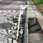 24.08.2022. Sandomierz. Skutki burz. Ulica Podwale / Fot. Urząd Miasta Sandomierz