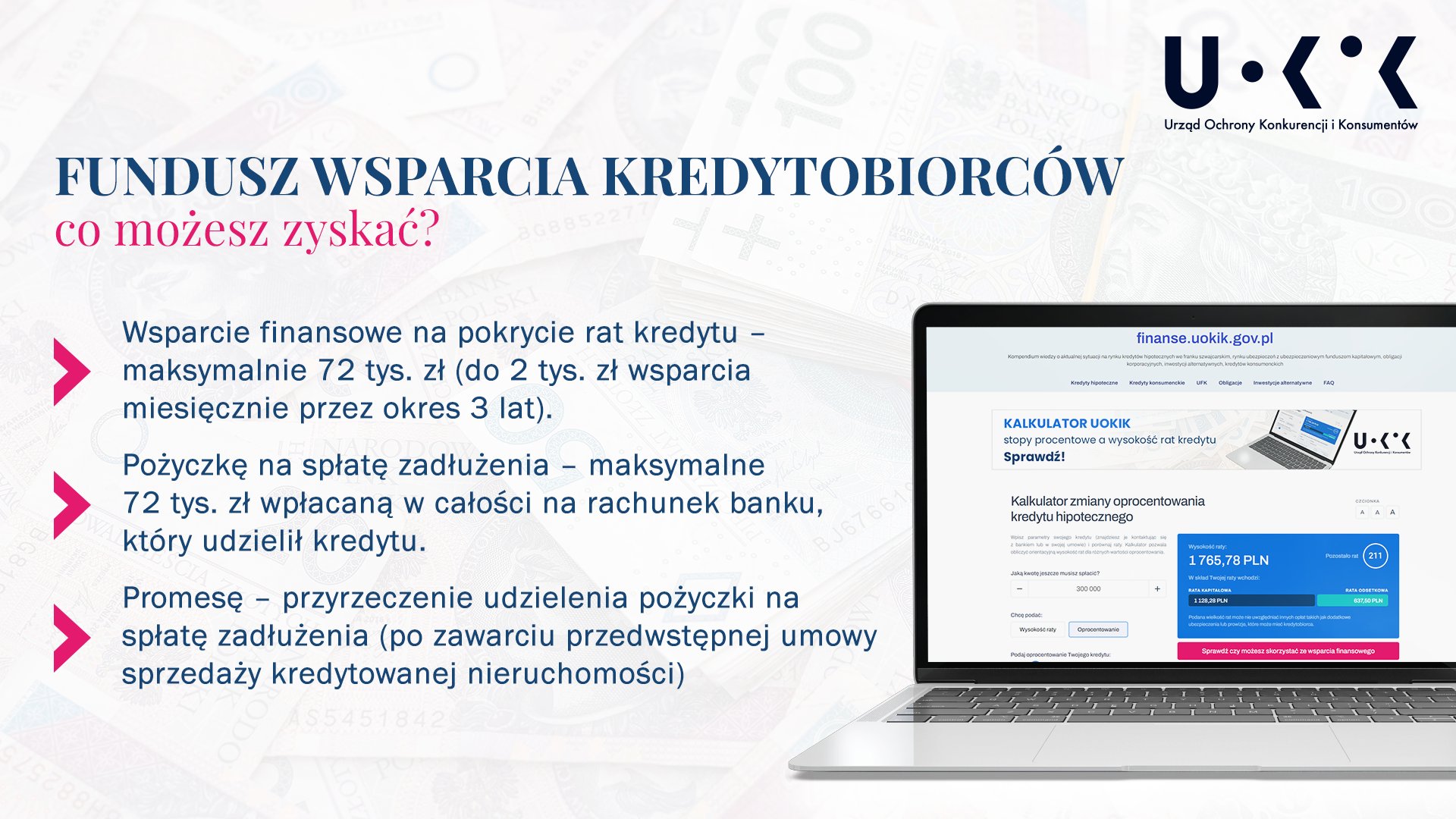 Wakacje kredytowe. UOKiK uruchomił specjalny kalkulator - Radio Kielce