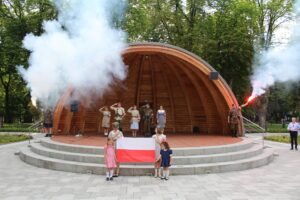 01.08.2022. Busko-Zdrój. Obchody 78. rocznicy wybuchu Powstania Warszawskiego / Fot. Marta Gajda-Kruk - Radio Kielce