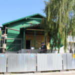 Prace przy kompleksowym remoncie Galerii Sztuki „Zielona” w Busku-Zdroju / Fot. Marta Gajda-Kruk - Radio Kielce