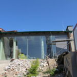 Prace przy kompleksowym remoncie Galerii Sztuki „Zielona” w Busku-Zdroju / Fot. Marta Gajda-Kruk - Radio Kielce