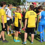 28.08.2022. Jędrzejów. „Piłkarskie warsztaty z gwiazdami”. / Fot. Marta Gajda-Kruk - Radio Kielce.