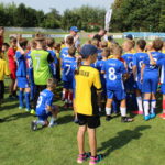 28.08.2022. Jędrzejów. „Piłkarskie warsztaty z gwiazdami”. / Fot. Marta Gajda-Kruk - Radio Kielce.