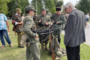 01.08.2022. Staszów. Obchody 78. rocznicy wybuchu Powstania Warszawskiego / Fot. Grażyna Szlęzak - Radio Kielce