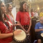 04.08.2022. Sandomierz. Pielgrzymka na Jasną Górę. Msza święta / Fot. Grażyna Szlęzak - Radio Kielce