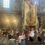 04.08.2022. Sandomierz. Pielgrzymka na Jasną Górę. Msza święta / Fot. Grażyna Szlęzak - Radio Kielce