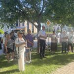 04.08.2022. Sandomierz. Uczczenie pamięci Krzysztofa Kamila Baczyńskiego / Fot. Grażyna Szlęzak - Radio Kielce