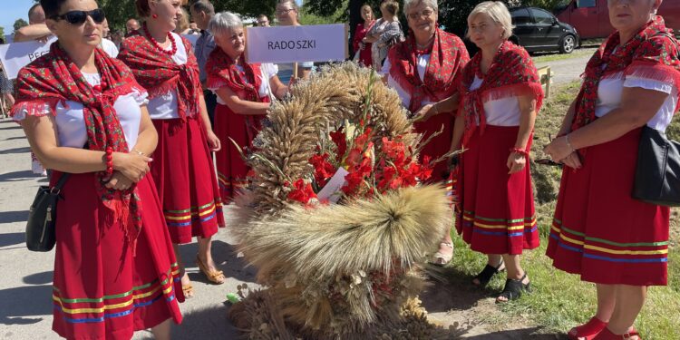 07.08.2022. Wilczyce. Dożynki / Fot. Grażyna Szlęzak - Radio Kielce