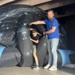 08.08.2022. Staszów. Mobilne planetarium Centrum Nauki Kopernik w Warszawie / Fot. Grażyna Szlęzak - Radio Kielce