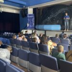 08.08.2022. Staszów. Mobilne planetarium Centrum Nauki Kopernik w Warszawie / Fot. Grażyna Szlęzak - Radio Kielce