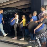 08.08.2022. Staszów. Mobilne planetarium Centrum Nauki Kopernik w Warszawie / Fot. Grażyna Szlęzak - Radio Kielce