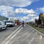 Sandomierz. Przygotowania do przebudowy starego mostu na Wiśle / Fot. Grażyna Szlęzak - Radio Kielce