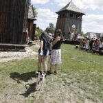 07.08.2022. Tokarnia. Park Etnograficzny. Niedziela ze św. Franciszkiem / Fot. Jarosław Kubalski - Radio Kielce