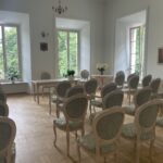 14.08.2022. Wiśniowa. Otwarcie odrestaurowanego pałacu. / Fot. Grażyna Szlęzak - Radio Kielce