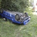 10.08.2022. Lisów. Wypadek na DK 73 / Fot. Jarosław Kubalski - Radio Kielce