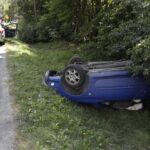 10.08.2022. Lisów. Wypadek na DK 73 / Fot. Jarosław Kubalski - Radio Kielce