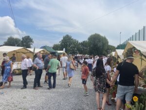 15.08.2022. Klimontów. Dożynki gminne. / Fot. Grażyna Szlęzak - Radio Kielce