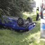 10.08.2022. Lisów. Wypadek na DK 73 / Fot. Jarosław Kubalski - Radio Kielce