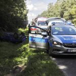 10.08.2022. Lisów. Wypadek na DK 73 / Fot. Jarosław Kubalski - Radio Kielce