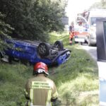 10.08.2022. Lisów. Wypadek na DK 73 / Fot. Jarosław Kubalski - Radio Kielce