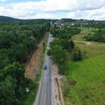 10.08.2022. Kielce. Remont ulicy Wojska Polskiego od ronda Czwartaków do granicy miasta z gminą Daleszyce / Fot. Jarosław Kubalski - Radio Kielce