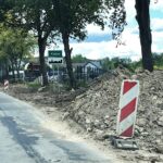 10.08.2022. Kielce. Remont ulicy Wojska Polskiego od ronda Czwartaków do granicy miasta z gminą Daleszyce / Fot. Jarosław Kubalski - Radio Kielce