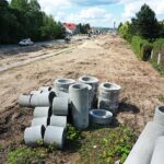 10.08.2022. Kielce. Remont ulicy Wojska Polskiego od ronda Czwartaków do granicy miasta z gminą Daleszyce / Fot. Jarosław Kubalski - Radio Kielce