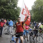 13.08.2022. Zagnańsk. IV Rajd Rowerowy Szlakiem Brygady Świętokrzyskiej Narodowych Sił Zbrojnych / Fot. Jarosław Kubalski - Radio Kielce
