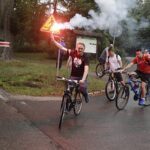 13.08.2022. Zagnańsk. IV Rajd Rowerowy Szlakiem Brygady Świętokrzyskiej Narodowych Sił Zbrojnych. Na zdjęciu: Mirosław Gębski - starosta kielecki / Fot. Jarosław Kubalski - Radio Kielce